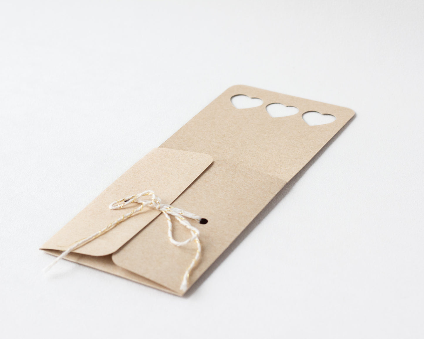Paper Flower Holder Hearts Handle