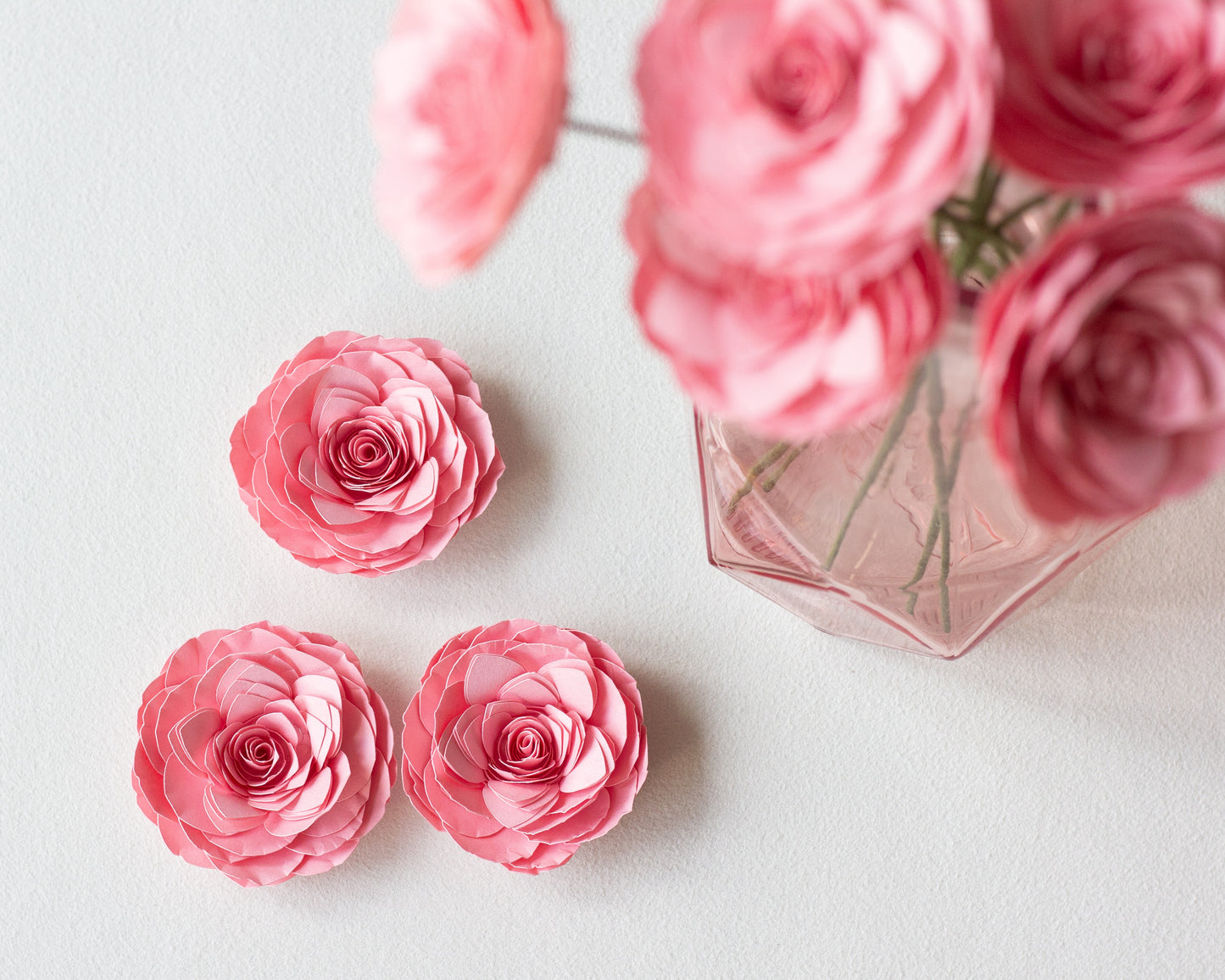 Rolled Camellia Flower
