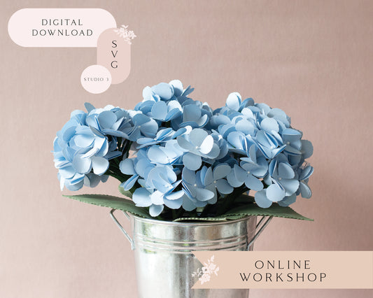 Paper Hydrangea Flower