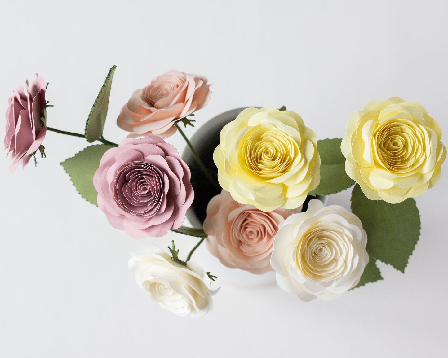 Paper Rolled Rose Flower