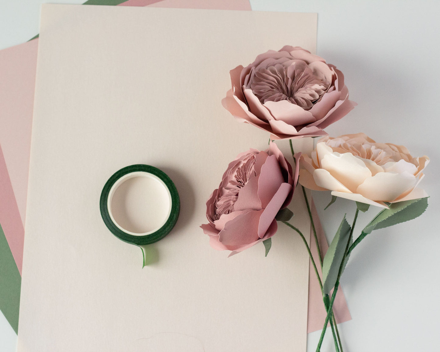Paper Garden Rose