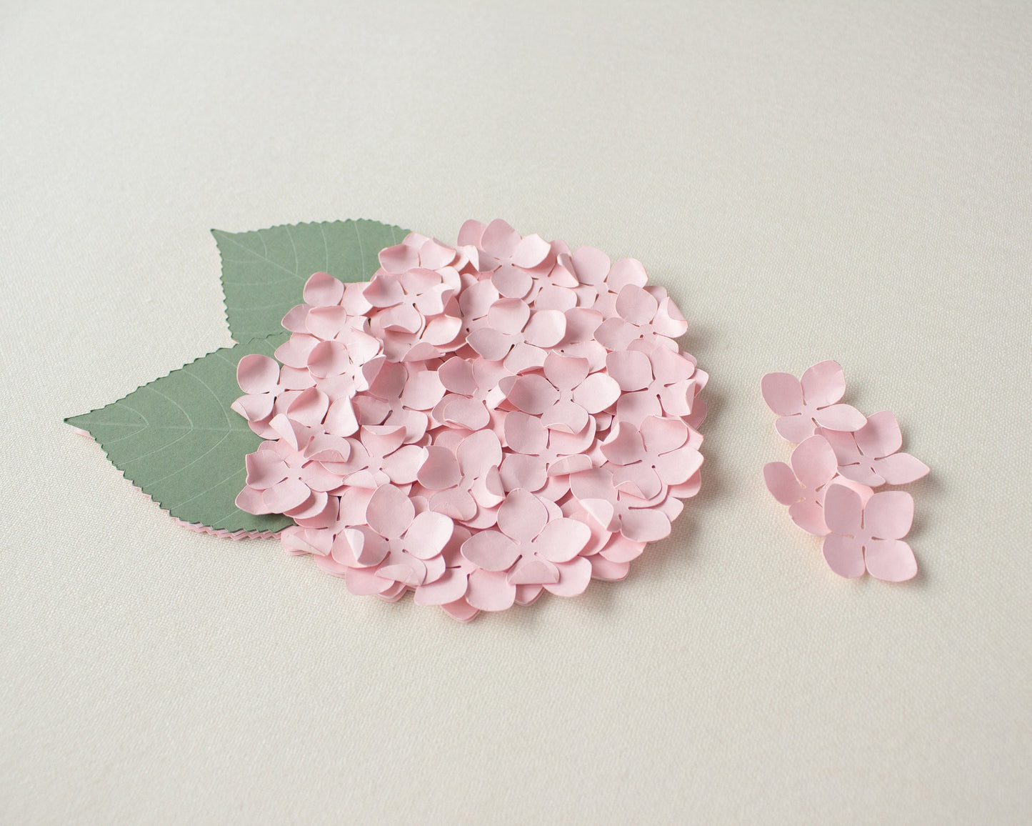 Hydrangea Folded Card