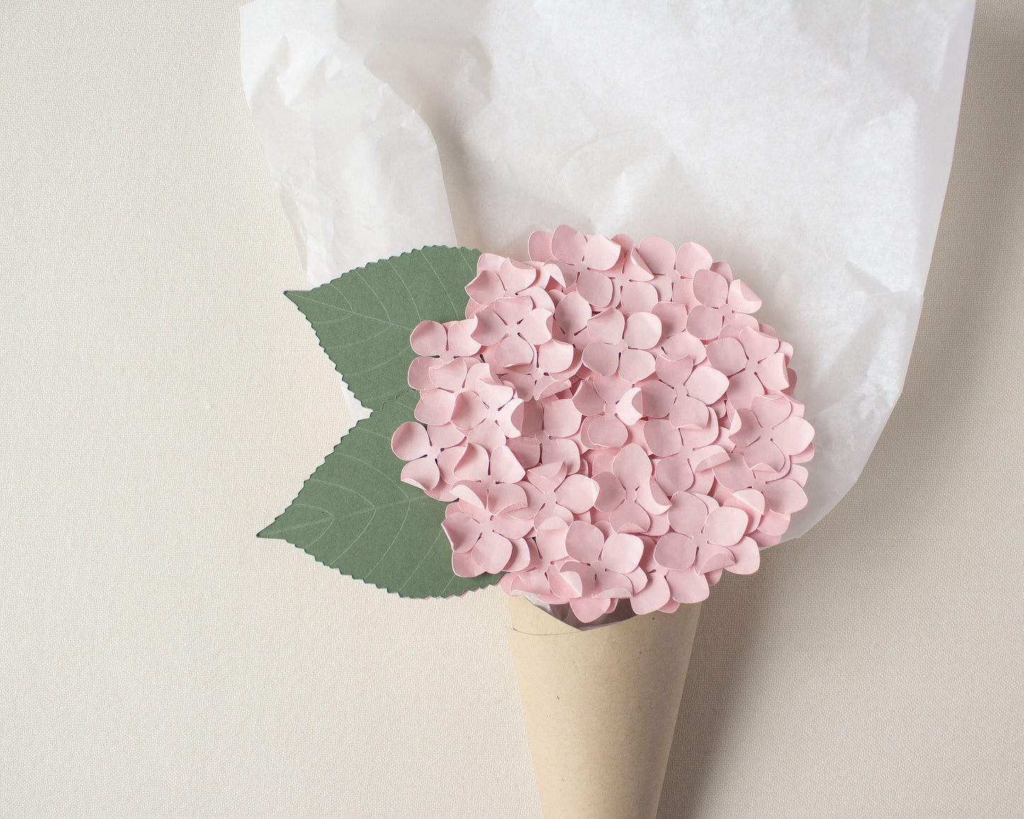 Hydrangea Folded Card