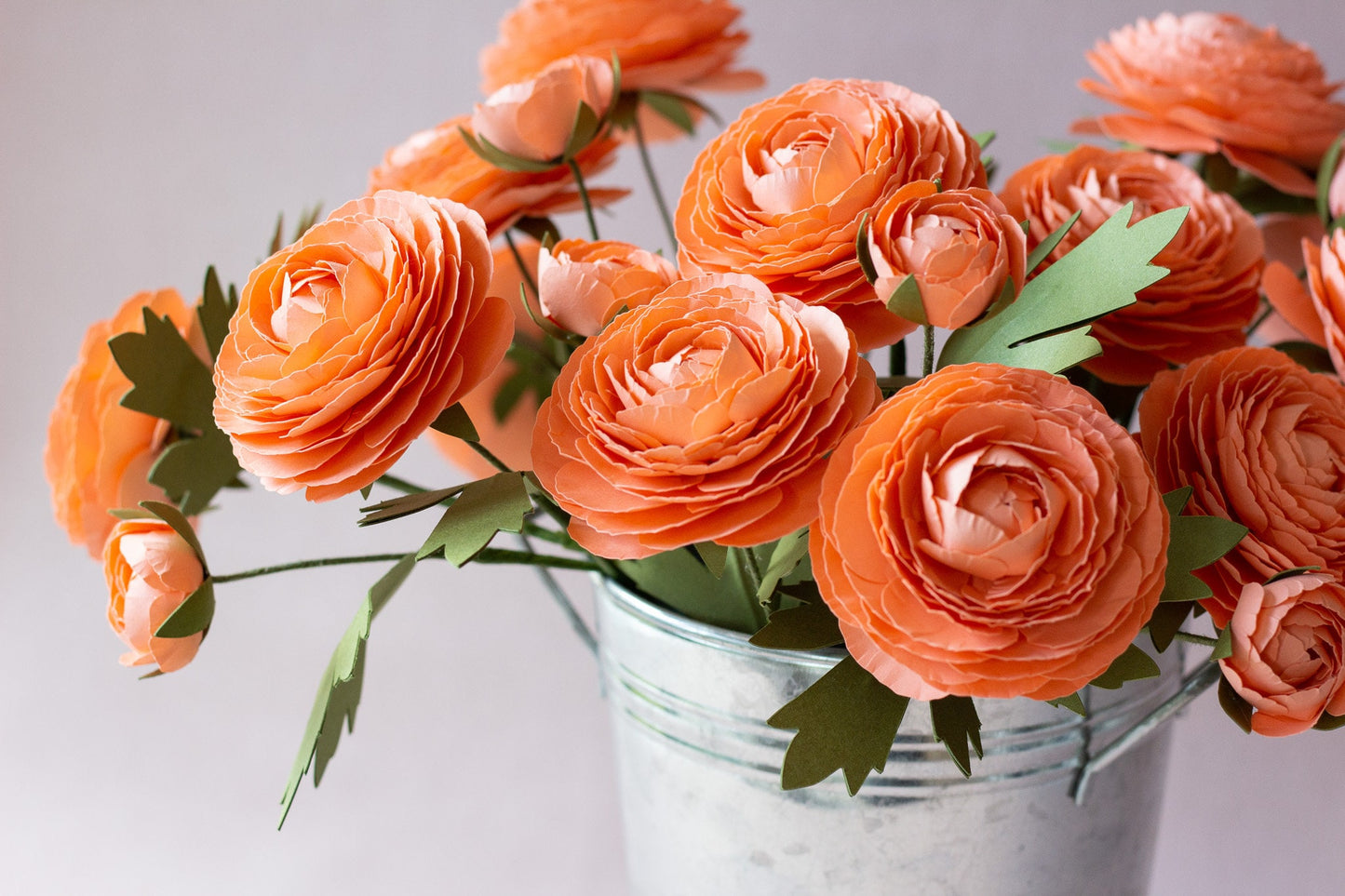Paper Ranunculus Flower