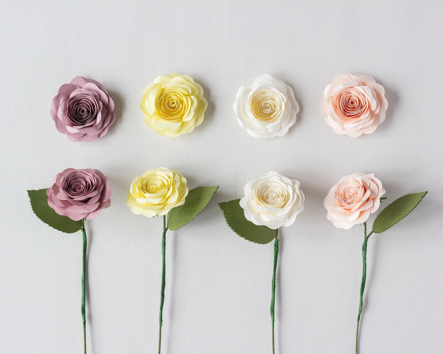 Paper Rolled Rose Flower