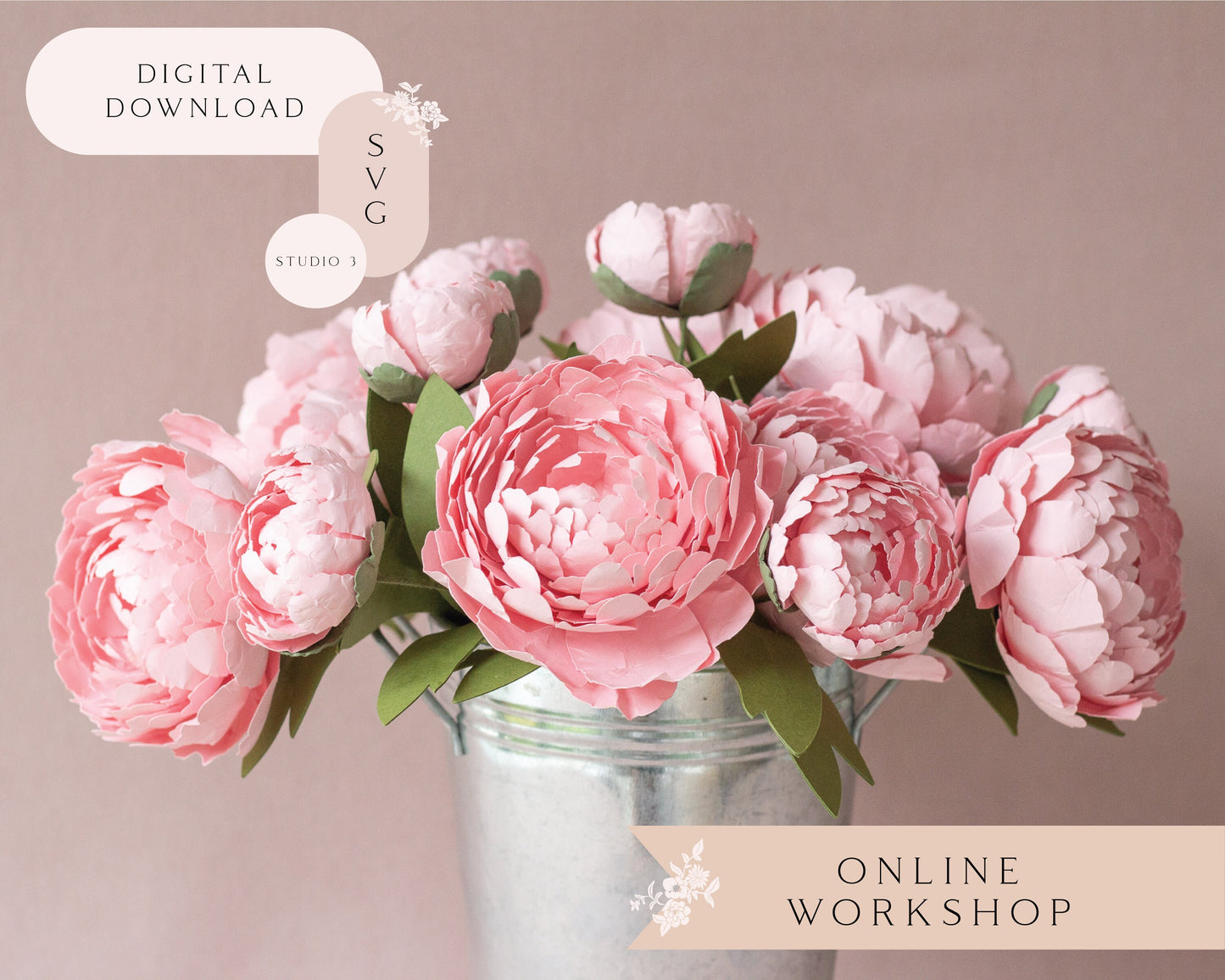 Paper Peony Flower