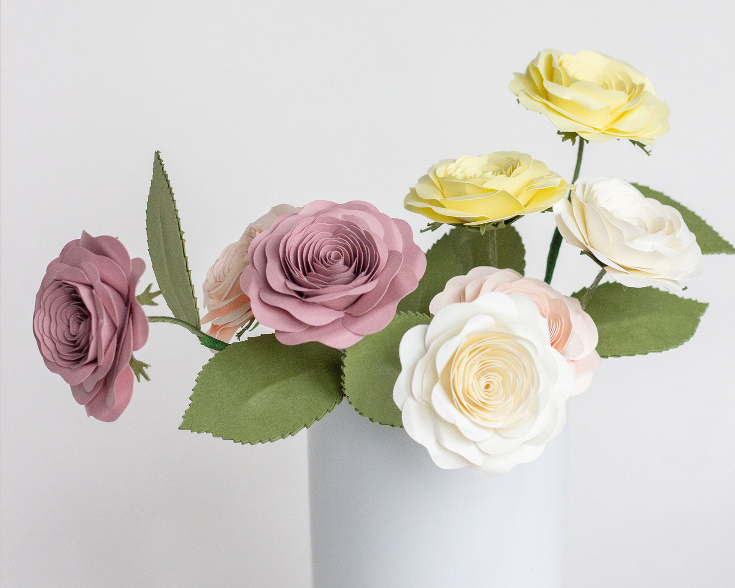 Paper Rolled Rose Flower