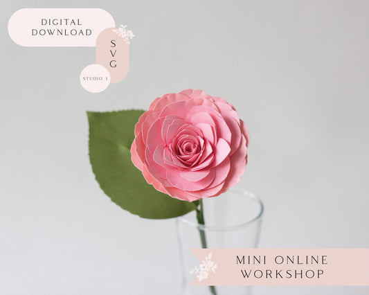 Rolled Camellia Flower