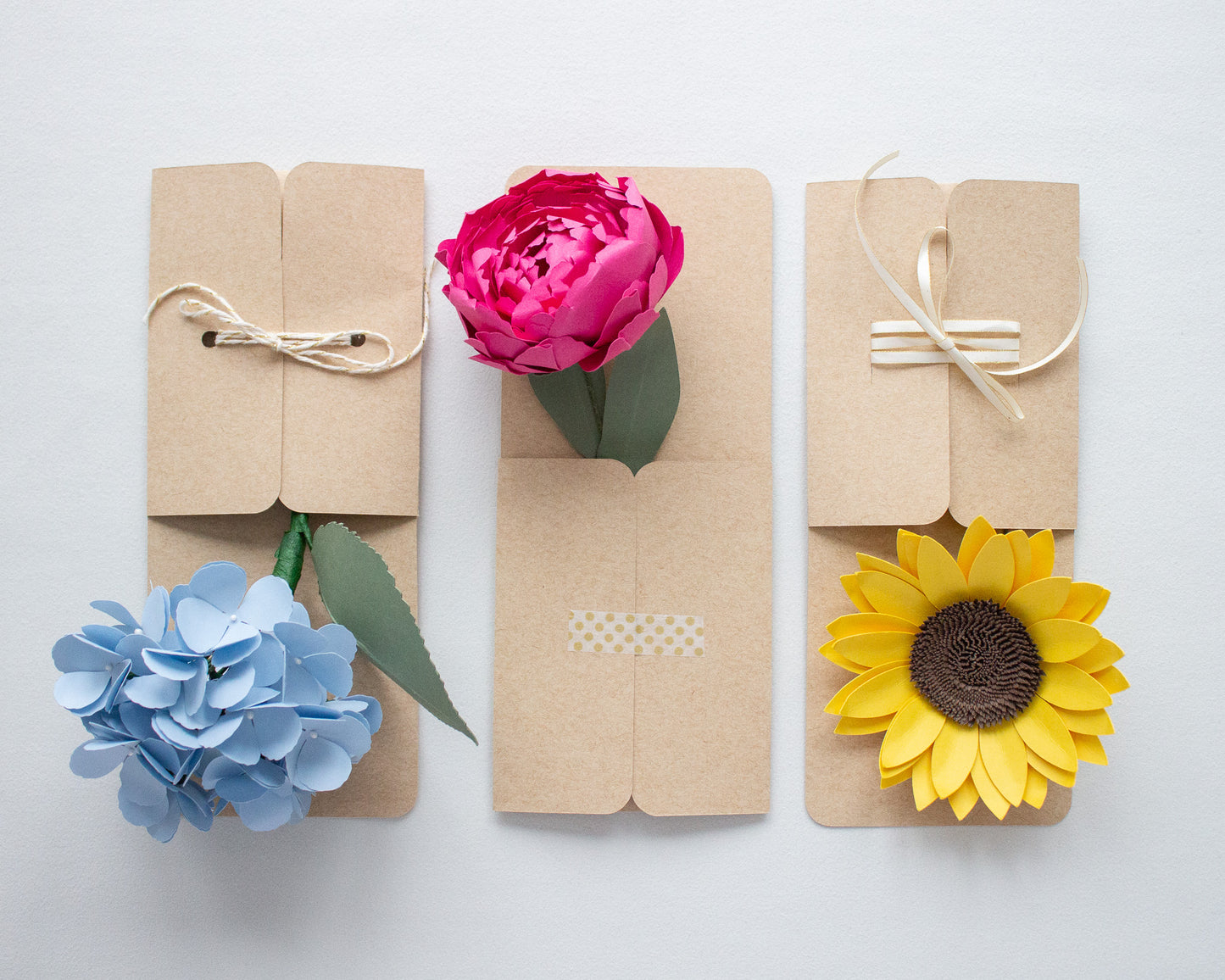 Paper Flower Holder Envelope