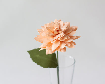 Paper Rolled Dahlia Flower