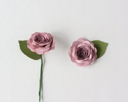 Paper Rolled Rose Flower