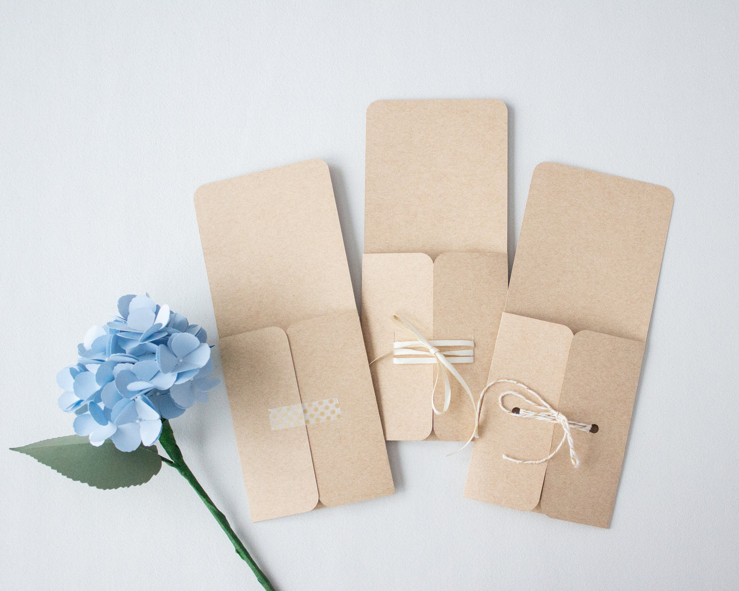 Paper Flower Holder Envelope